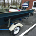 Boat Trailer Bunk Board Guide-On 5' Feet Rail Makes Loading Boat w/Brackets Kit