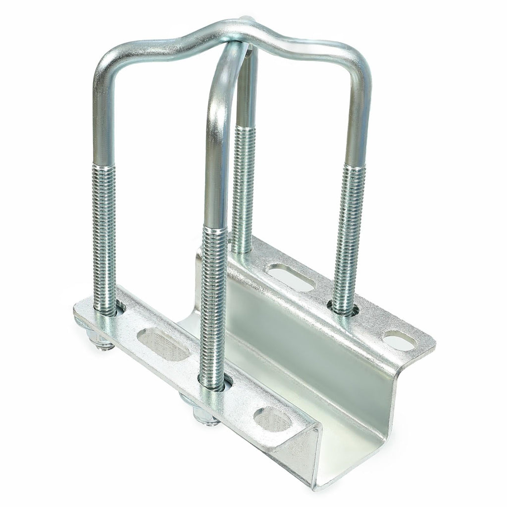 Boat Trailer Bunk Board Guide-On 5' Feet Rail Makes Loading Boat w/Brackets Kit