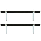 Boat Trailer Bunk Board Guide-On 5' Feet Rail Makes Loading Boat w/Brackets Kit