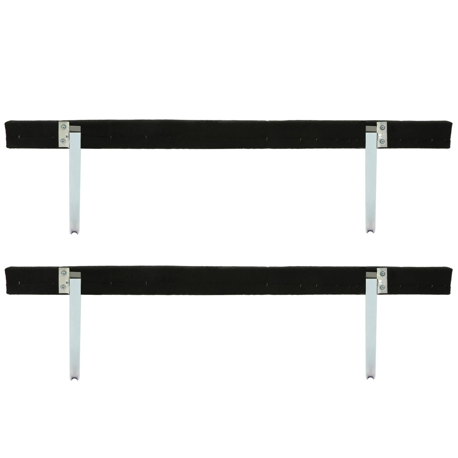Boat Trailer Bunk Board Guide-On 5' Feet Rail Makes Loading Boat w/Brackets Kit