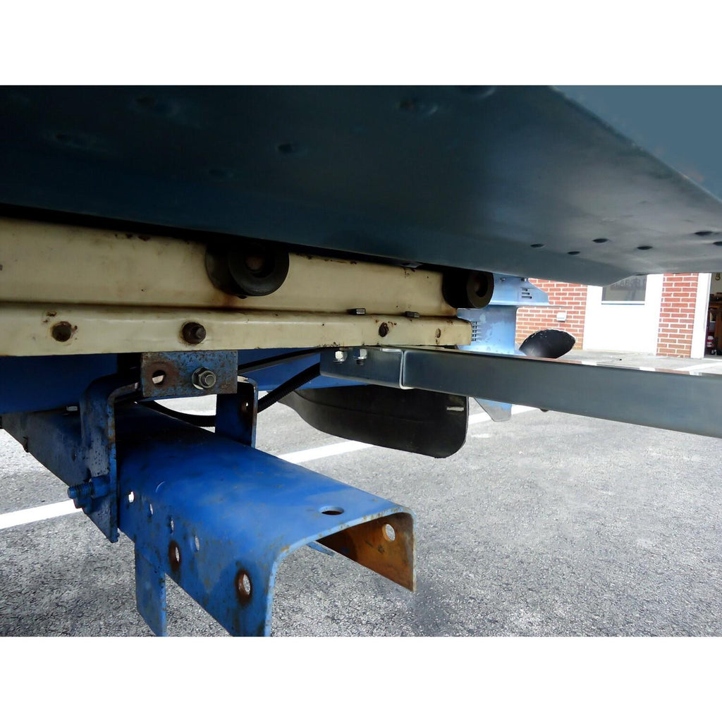Boat Trailer Bunk Board Guide-On 5' Feet Rail Makes Loading Boat w/Brackets Kit