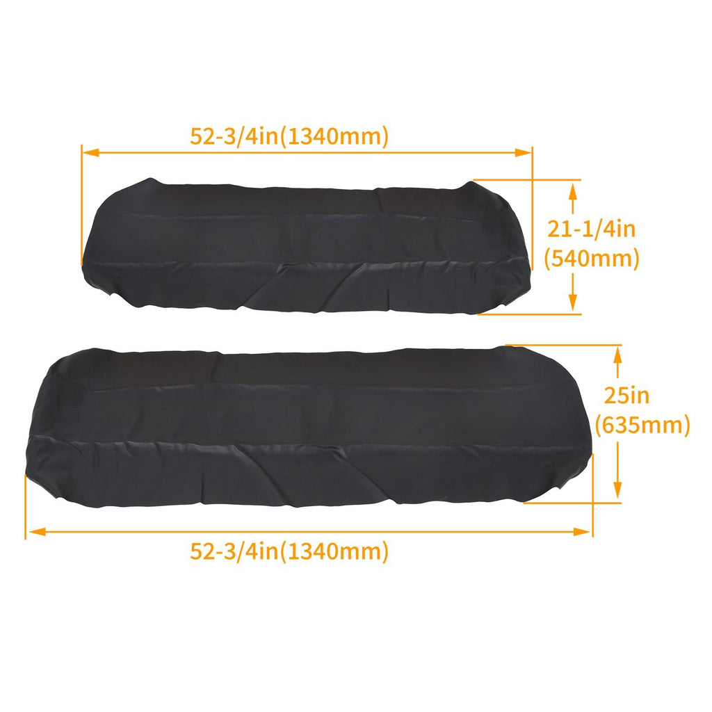 Black UTV Seat Covers Dirt-resistant For Polaris Ranger 500 /700/800 2002-2008