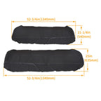 Black UTV Seat Covers Dirt-resistant For Polaris Ranger 500 /700/800 2002-2008