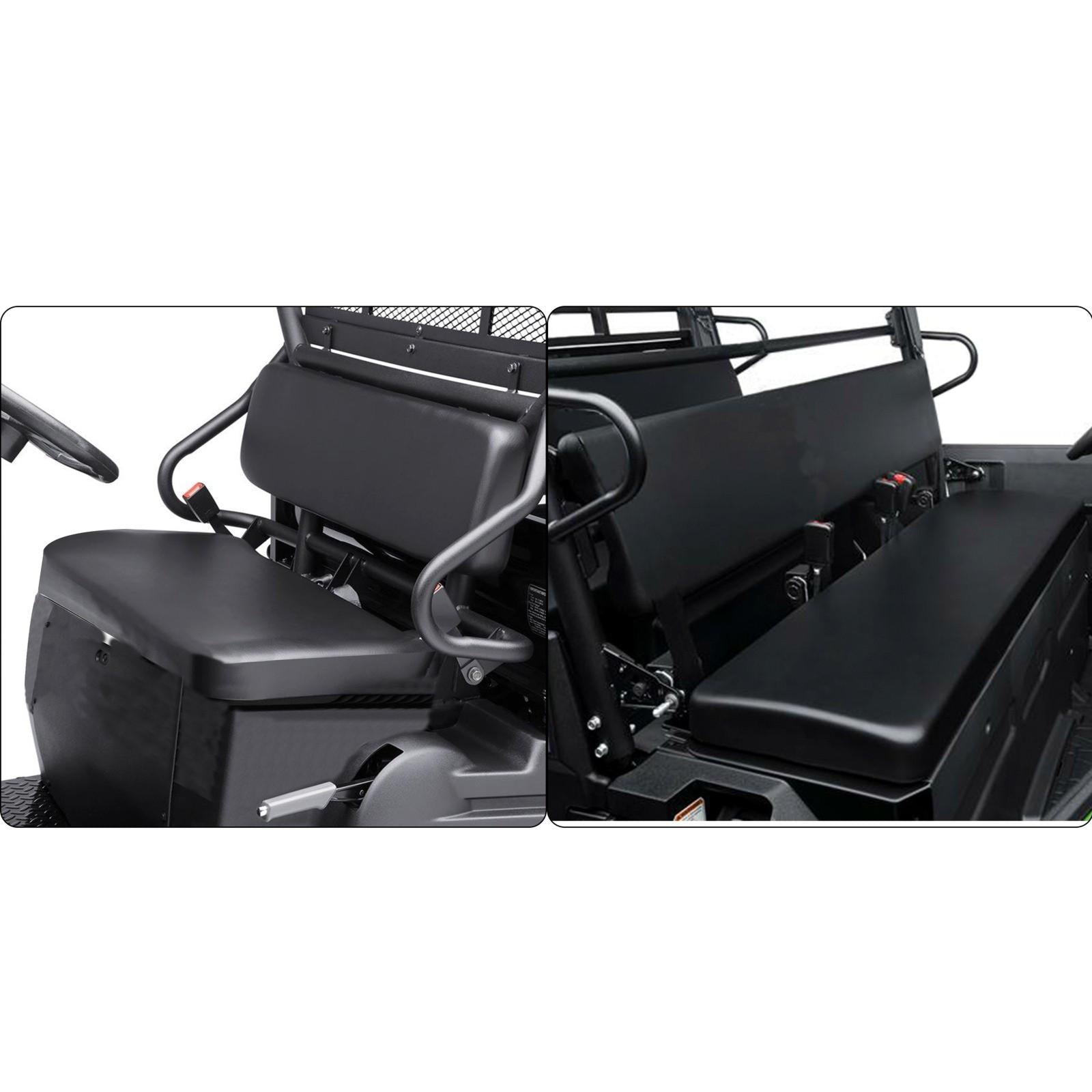 Black UTV Seat Covers Dirt-resistant For Polaris Ranger 500 /700/800 2002-2008