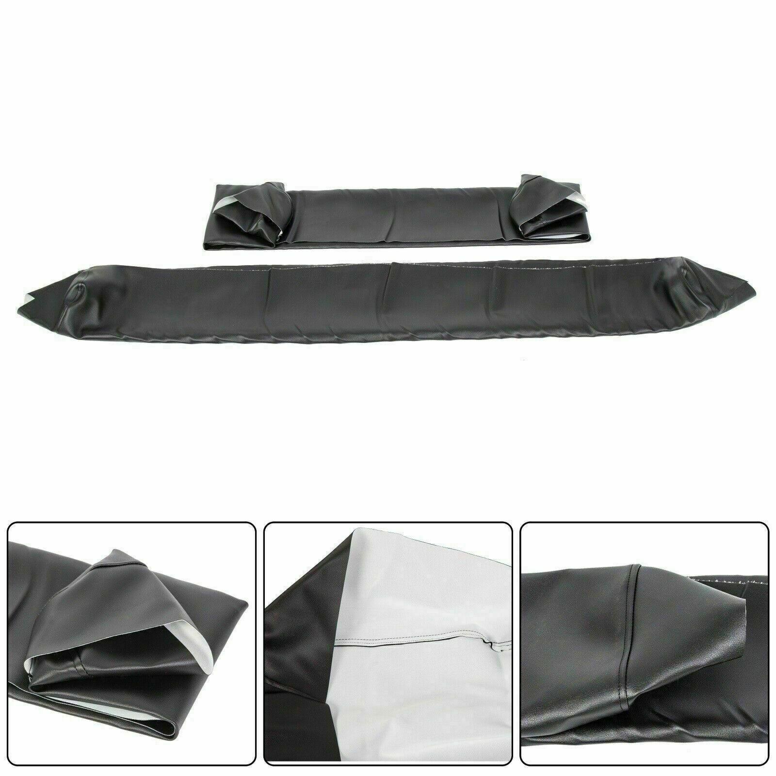 Black UTV Seat Covers Dirt-resistant For Polaris Ranger 500 /700/800 2002-2008