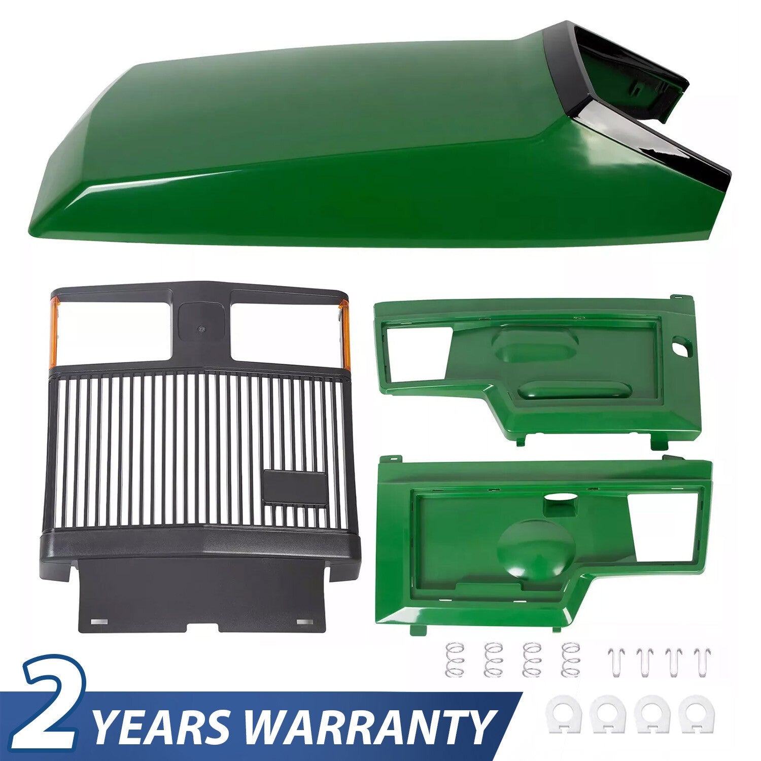 Front Grille & Upper Hood Side Panels #AM128983 #AM128983 For John Deere 425 445