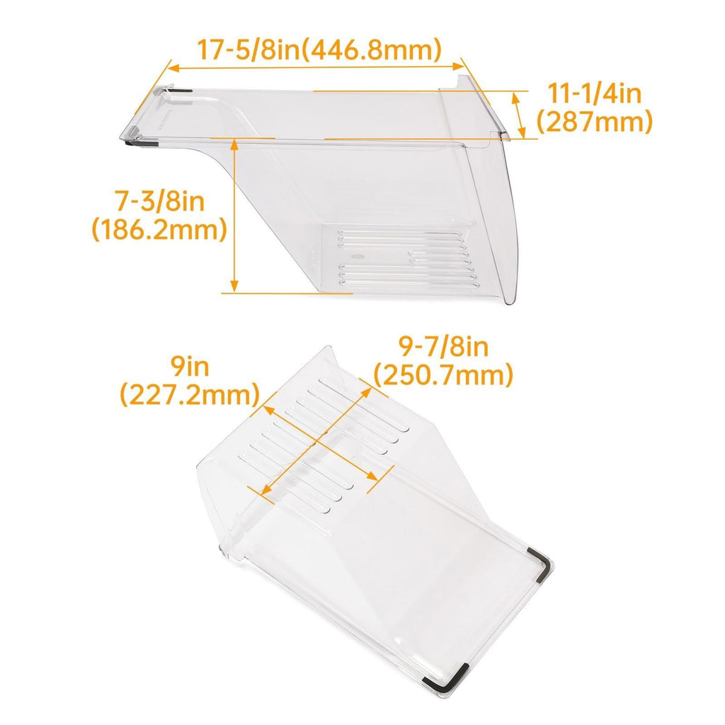 Crisper Drawer Compatible with Frigidaire Refrigerator 240337103 240337107