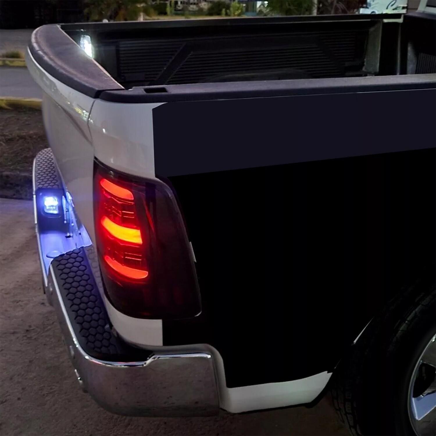 Brake Lamps Tail Lights LED Bar Tinted For 2009-2018 Dodge Ram 1500 2500 3500