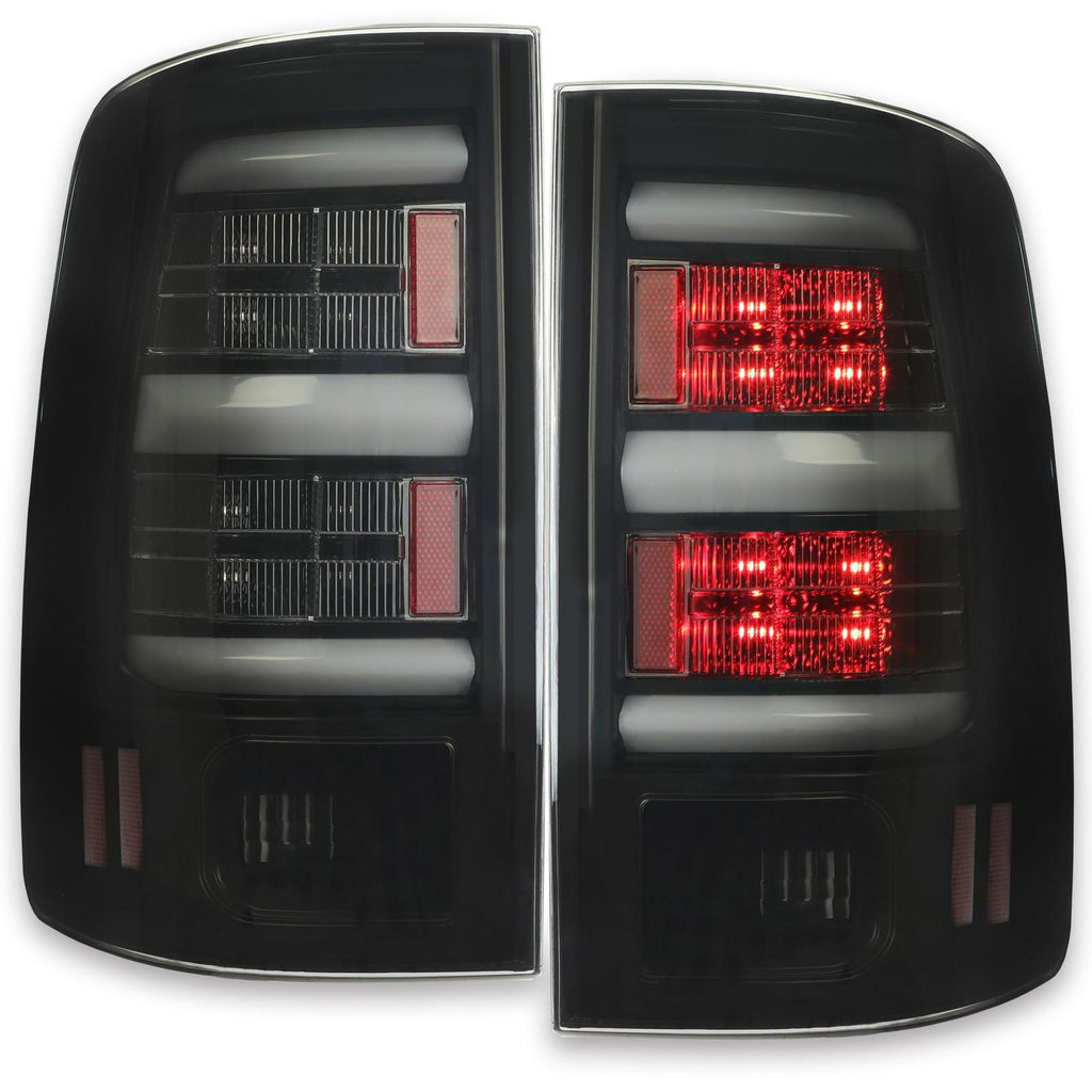 Brake Lamps Tail Lights LED Bar Tinted For 2009-2018 Dodge Ram 1500 2500 3500