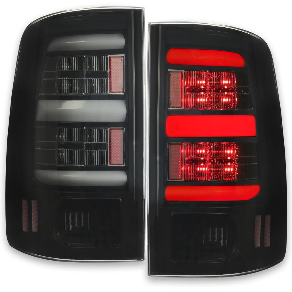 Brake Lamps Tail Lights LED Bar Tinted For 2009-2018 Dodge Ram 1500 2500 3500