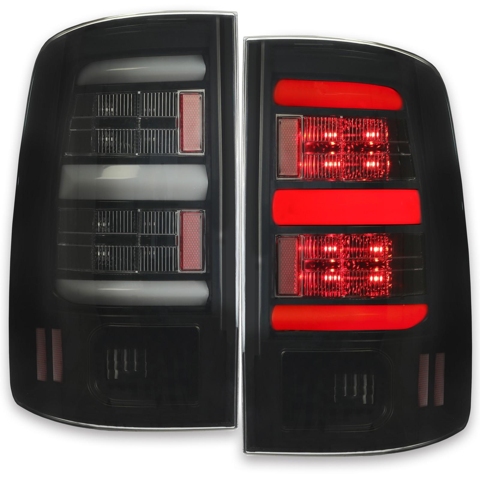 Brake Lamps Tail Lights LED Bar Tinted For 2009-2018 Dodge Ram 1500 2500 3500