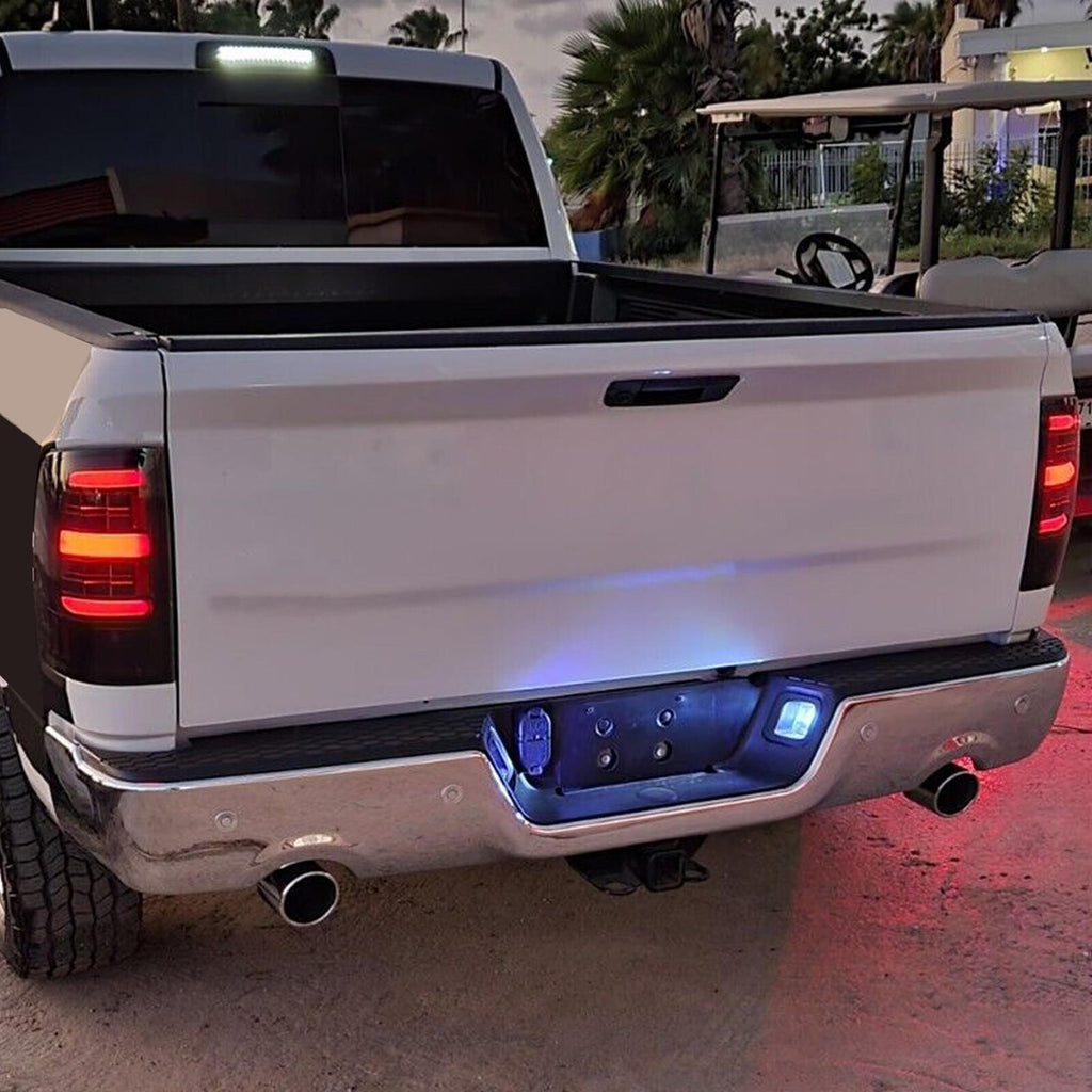 Brake Lamps Tail Lights LED Bar Tinted For 2009-2018 Dodge Ram 1500 2500 3500