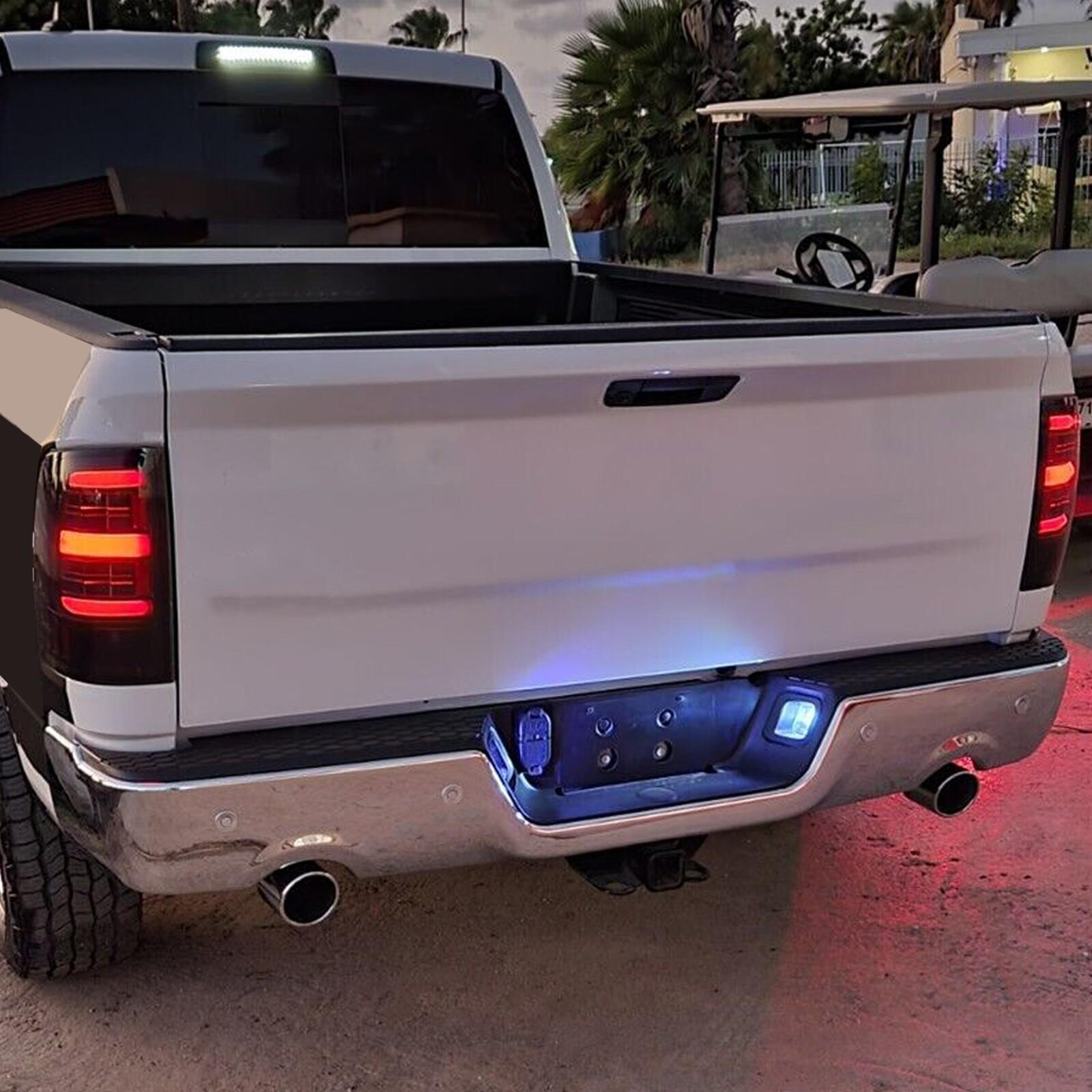 Brake Lamps Tail Lights LED Bar Tinted For 2009-2018 Dodge Ram 1500 2500 3500