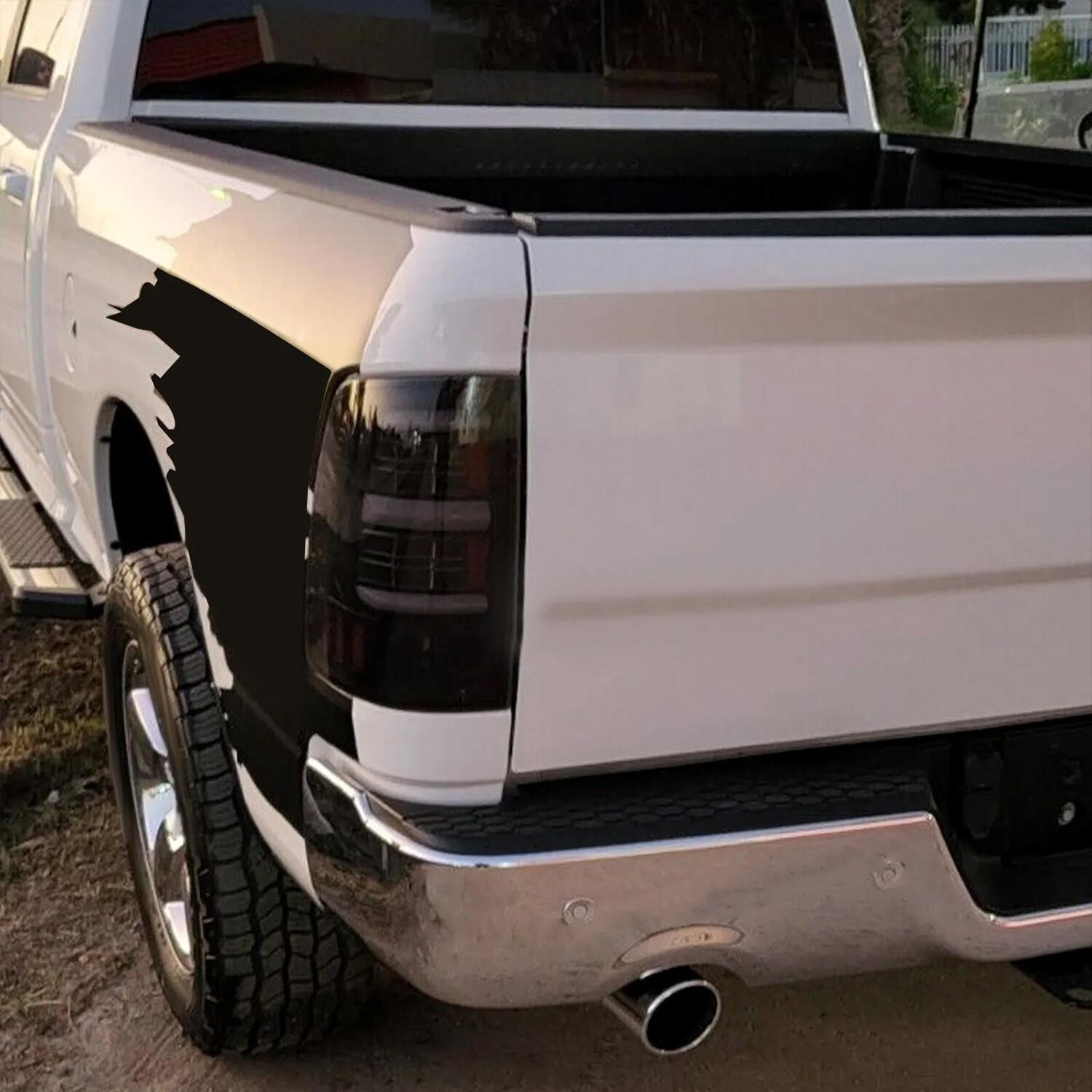 Brake Lamps Tail Lights LED Bar Tinted For 2009-2018 Dodge Ram 1500 2500 3500