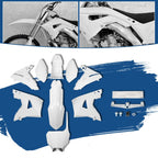 White Restyle Plastic Kit Fairing Bodywork Set For Honda CR125R CR250R 2002-2007