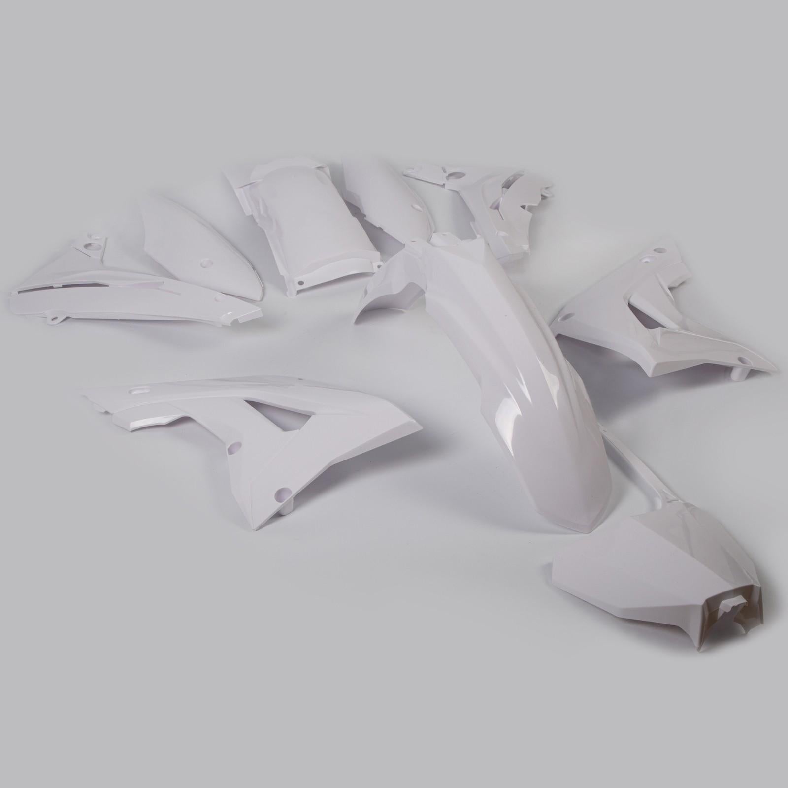 White Restyle Plastic Kit Fairing Bodywork Set For Honda CR125R CR250R 2002-2007