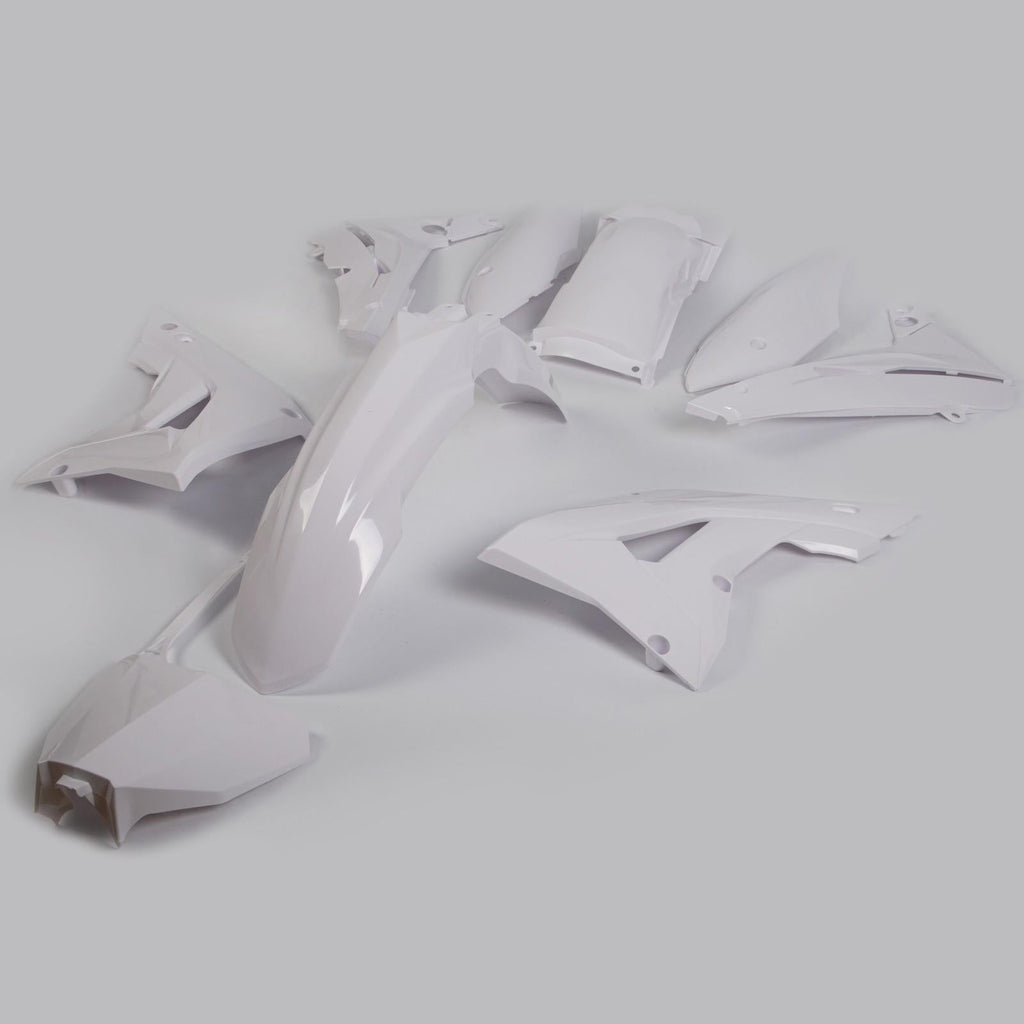 White Restyle Plastic Kit Fairing Bodywork Set For Honda CR125R CR250R 2002-2007