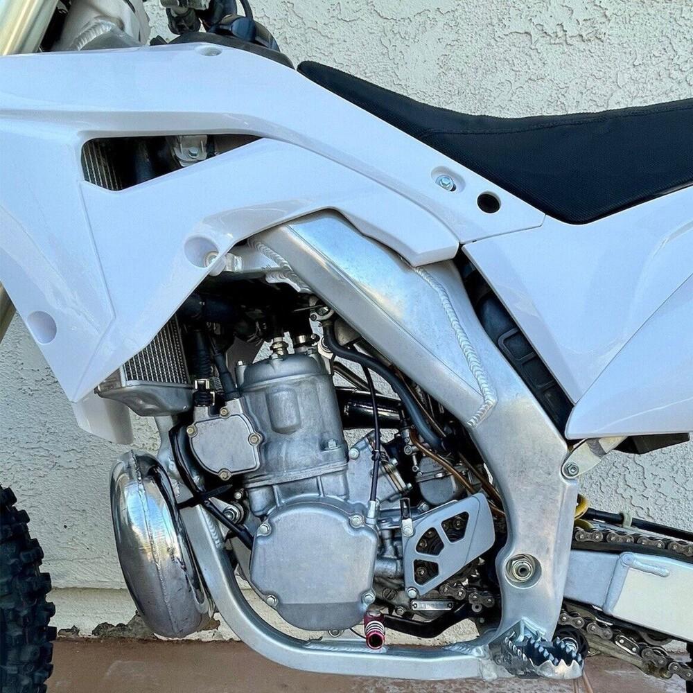 White Restyle Plastic Kit Fairing Bodywork Set For Honda CR125R CR250R 2002-2007
