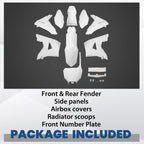 White Restyle Plastic Kit Fairing Bodywork Set For Honda CR125R CR250R 2002-2007