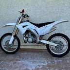 White Restyle Plastic Kit Fairing Bodywork Set For Honda CR125R CR250R 2002-2007