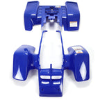 Front + Rear Fender Plastic Body For 1987-2006 Yamaha Banshee 350 YFZ350 (BLUE)