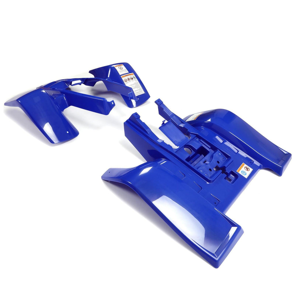 Front + Rear Fender Plastic Body For 1987-2006 Yamaha Banshee 350 YFZ350 (BLUE)