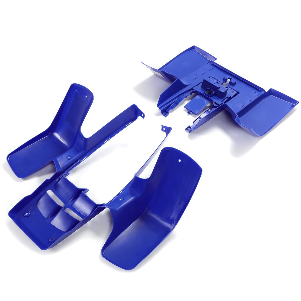 Front + Rear Fender Plastic Body For 1987-2006 Yamaha Banshee 350 YFZ350 (BLUE)