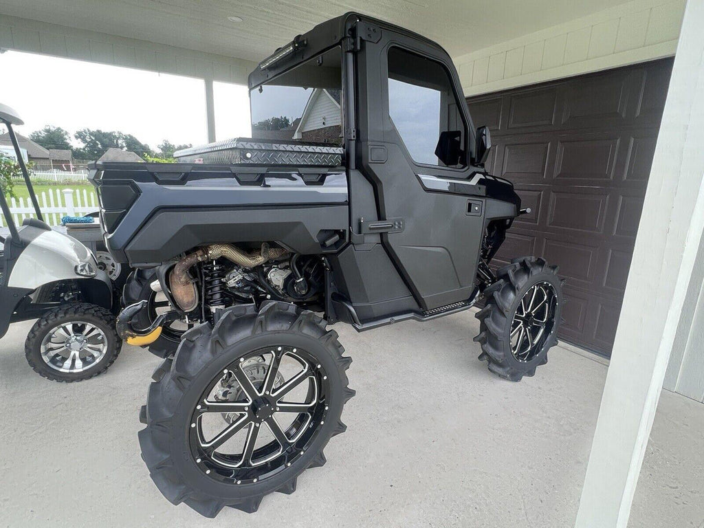 For Polaris Ranger XP 1000 2018-23 Rock Guards Sliders Side Steps Side Nerf Bars