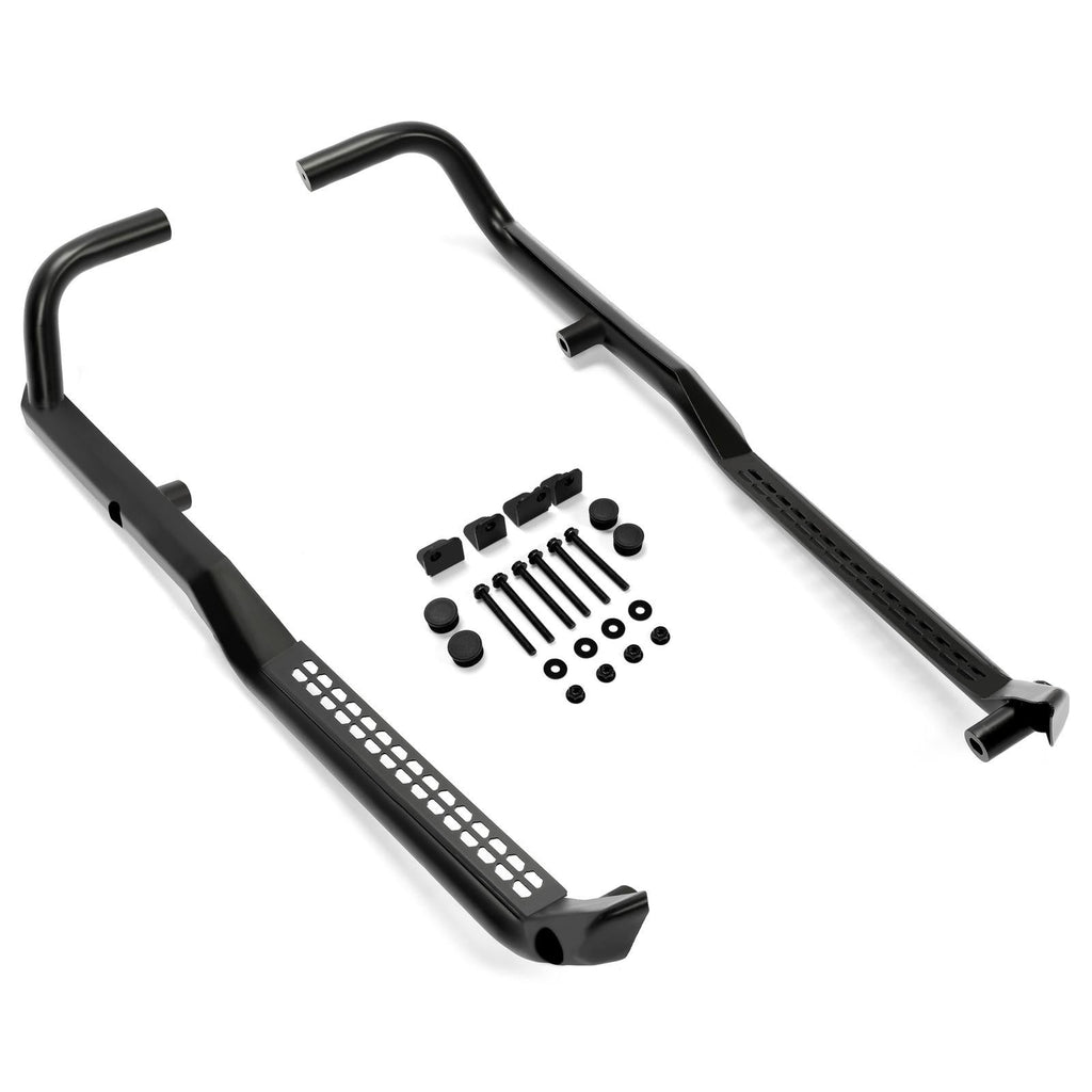 For Polaris Ranger XP 1000 2018-23 Rock Guards Sliders Side Steps Side Nerf Bars