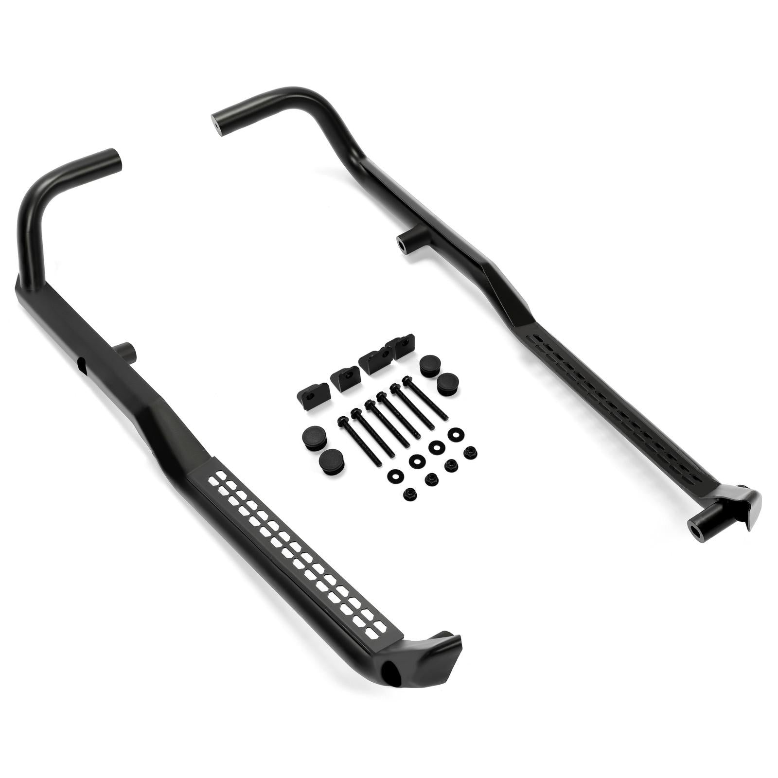 For Polaris Ranger XP 1000 2018-23 Rock Guards Sliders Side Steps Side Nerf Bars