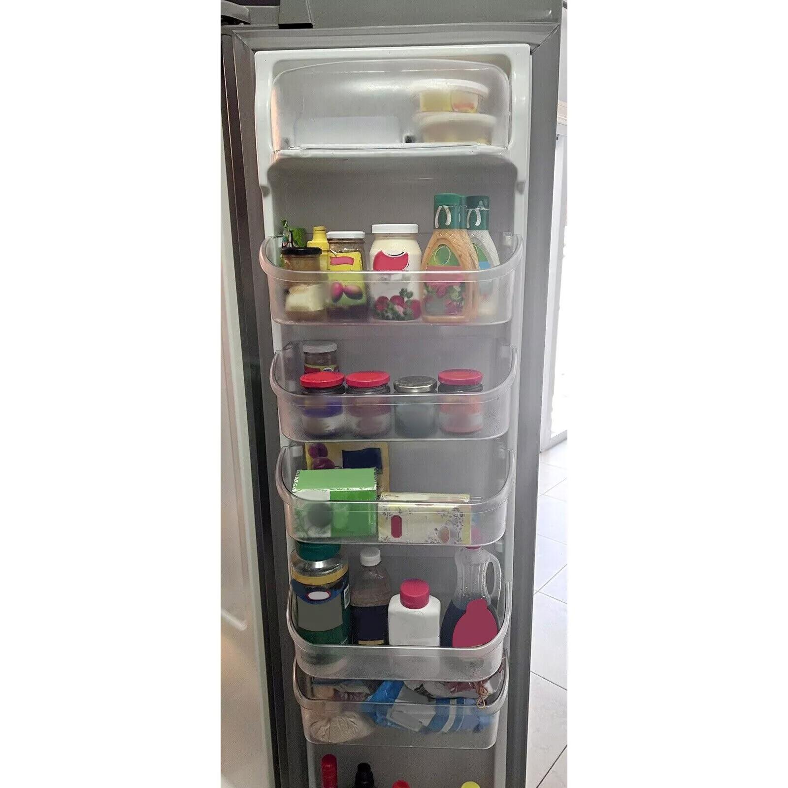 2 Pack Clear Refrigerator Door Bin Shelf For 240356402 Frigidaire AP2549958