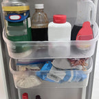 2 Pack Clear Refrigerator Door Bin Shelf For 240356402 Frigidaire AP2549958