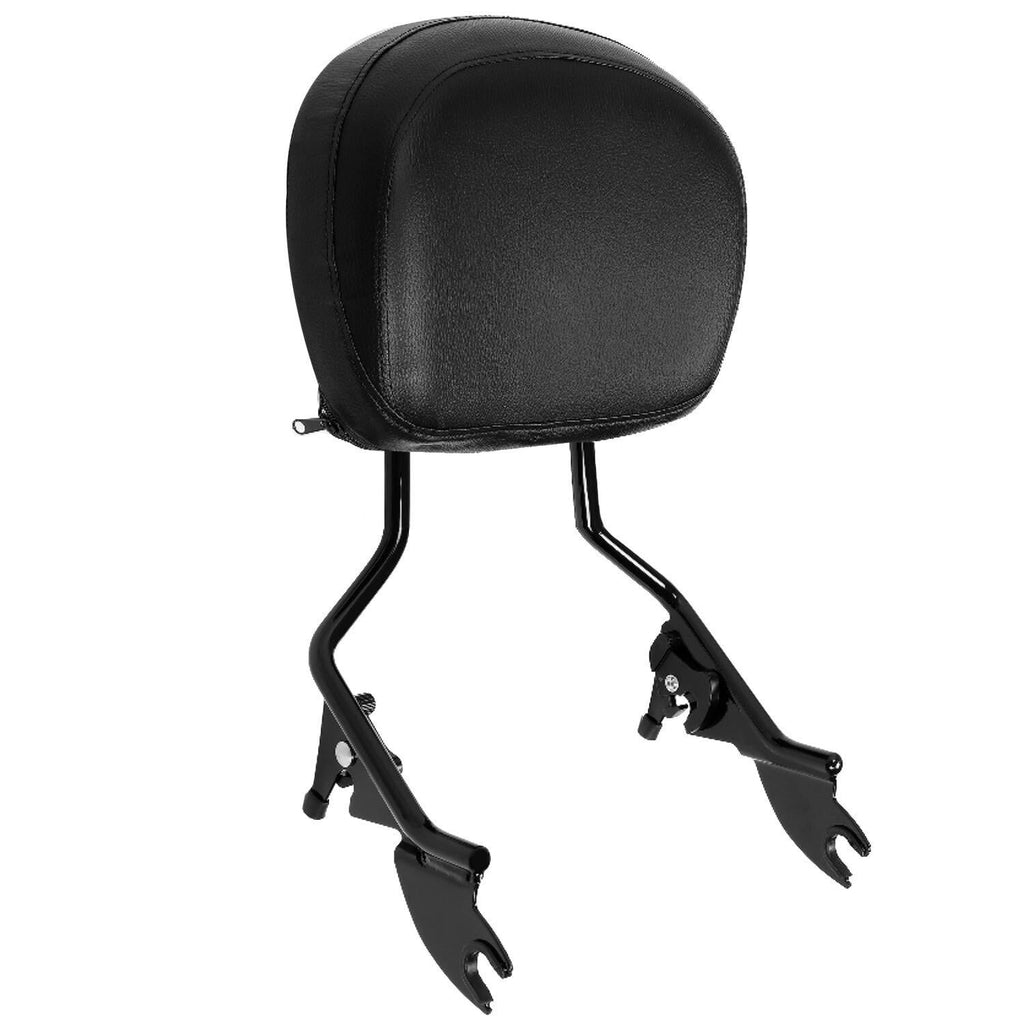 Backrest Sissy Bar Stealth Luggage Rack For 09-25 Harley Davidson Street Glide