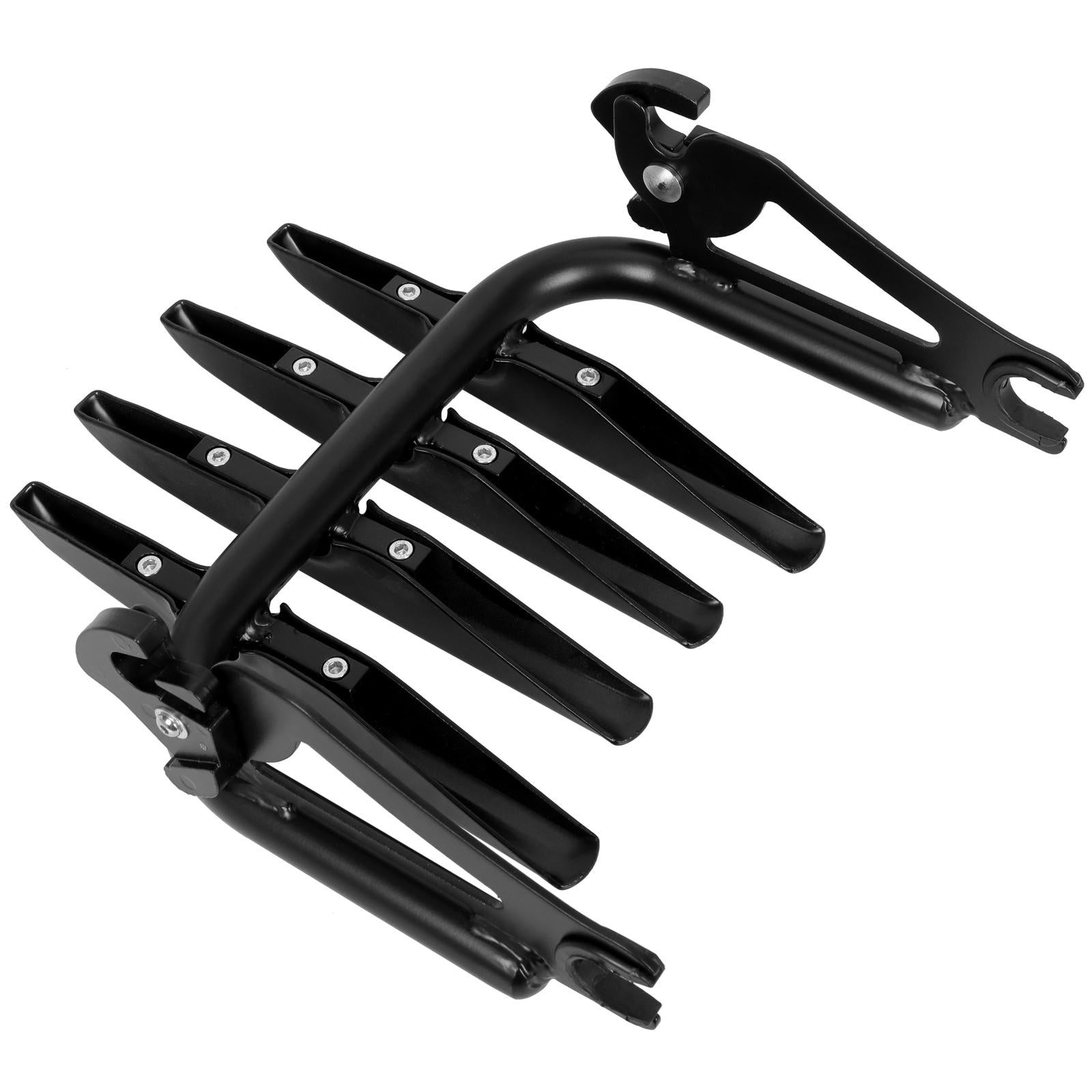 Backrest Sissy Bar Stealth Luggage Rack For 09-25 Harley Davidson Street Glide