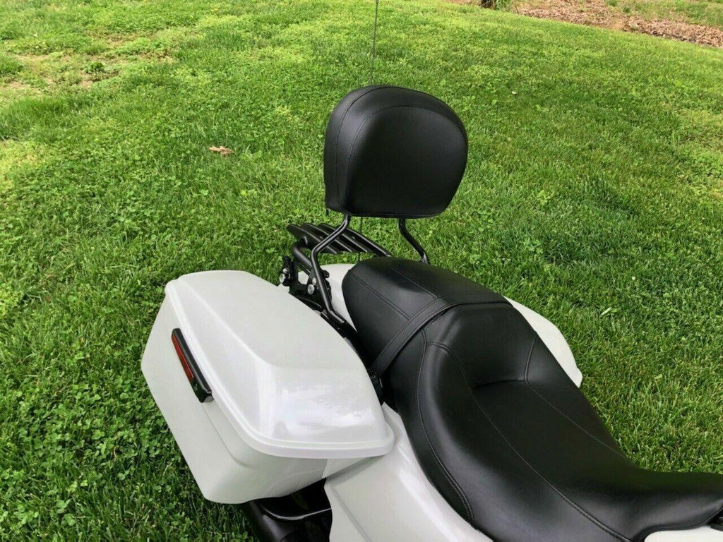 Backrest Sissy Bar Stealth Luggage Rack For 09-25 Harley Davidson Street Glide