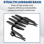 Backrest Sissy Bar Stealth Luggage Rack For 09-25 Harley Davidson Street Glide