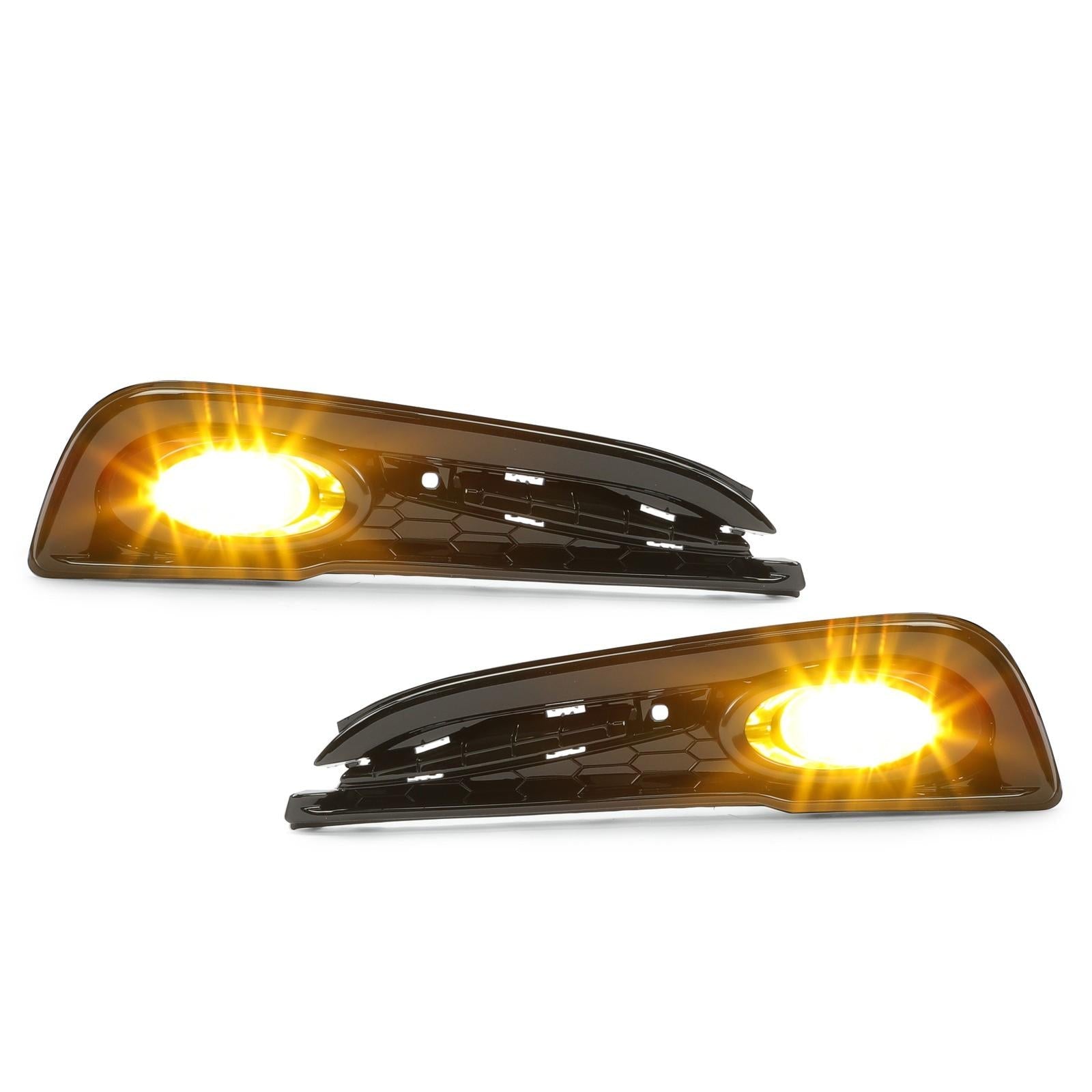For 2013-2015 Honda Civic Sedan 4-Door Front Yellow Fog Lights Lamps w/ Switch
