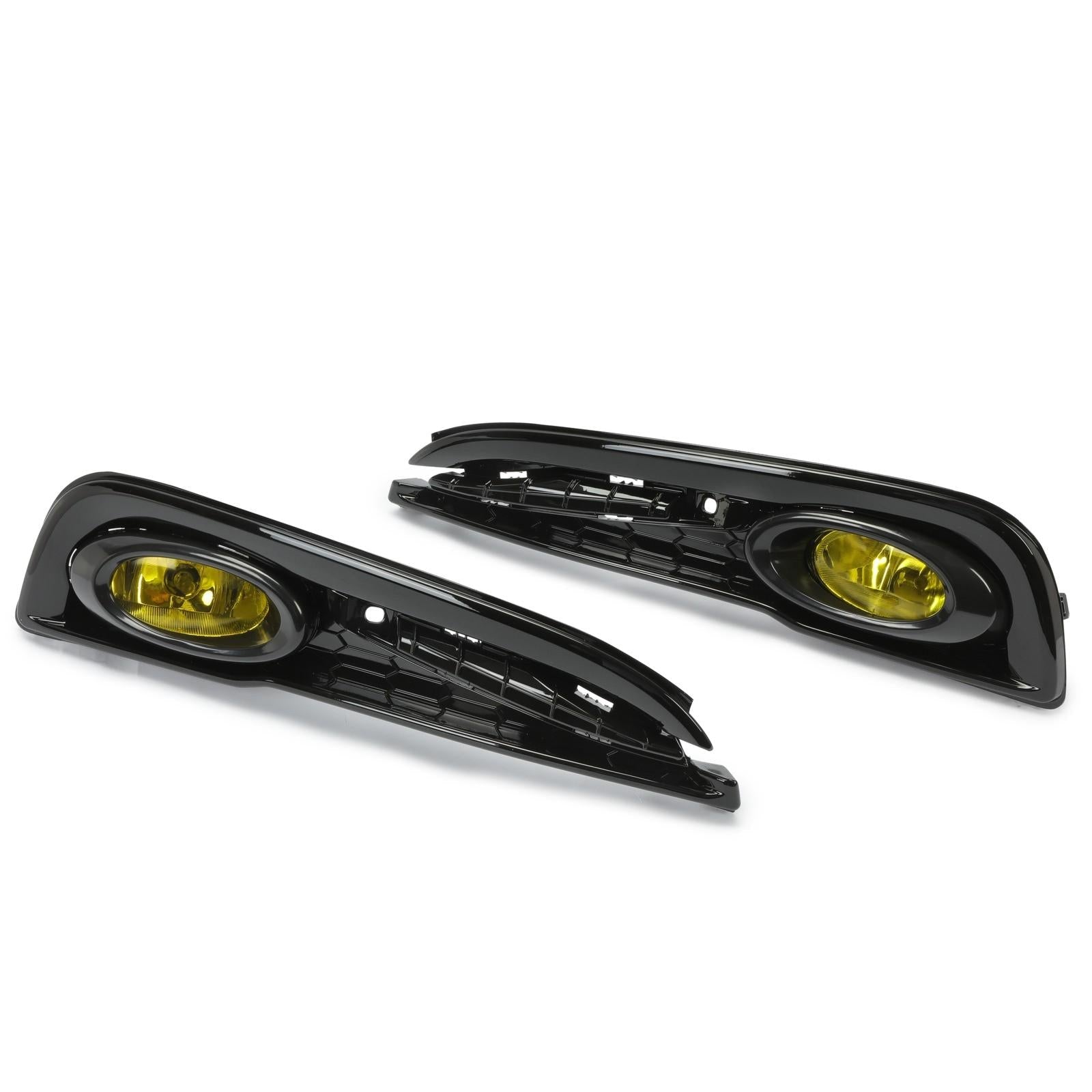 For 2013-2015 Honda Civic Sedan 4-Door Front Yellow Fog Lights Lamps w/ Switch