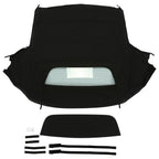 Fits 1999-2009 Honda S2000 Convertible Soft Top & Heated Glass Window Black