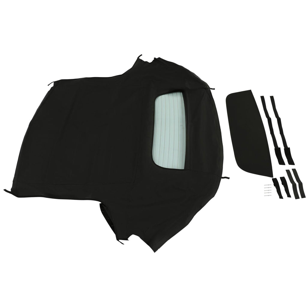 Fits 1999-2009 Honda S2000 Convertible Soft Top & Heated Glass Window Black