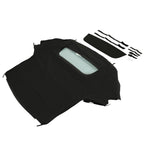Fits 1999-2009 Honda S2000 Convertible Soft Top & Heated Glass Window Black