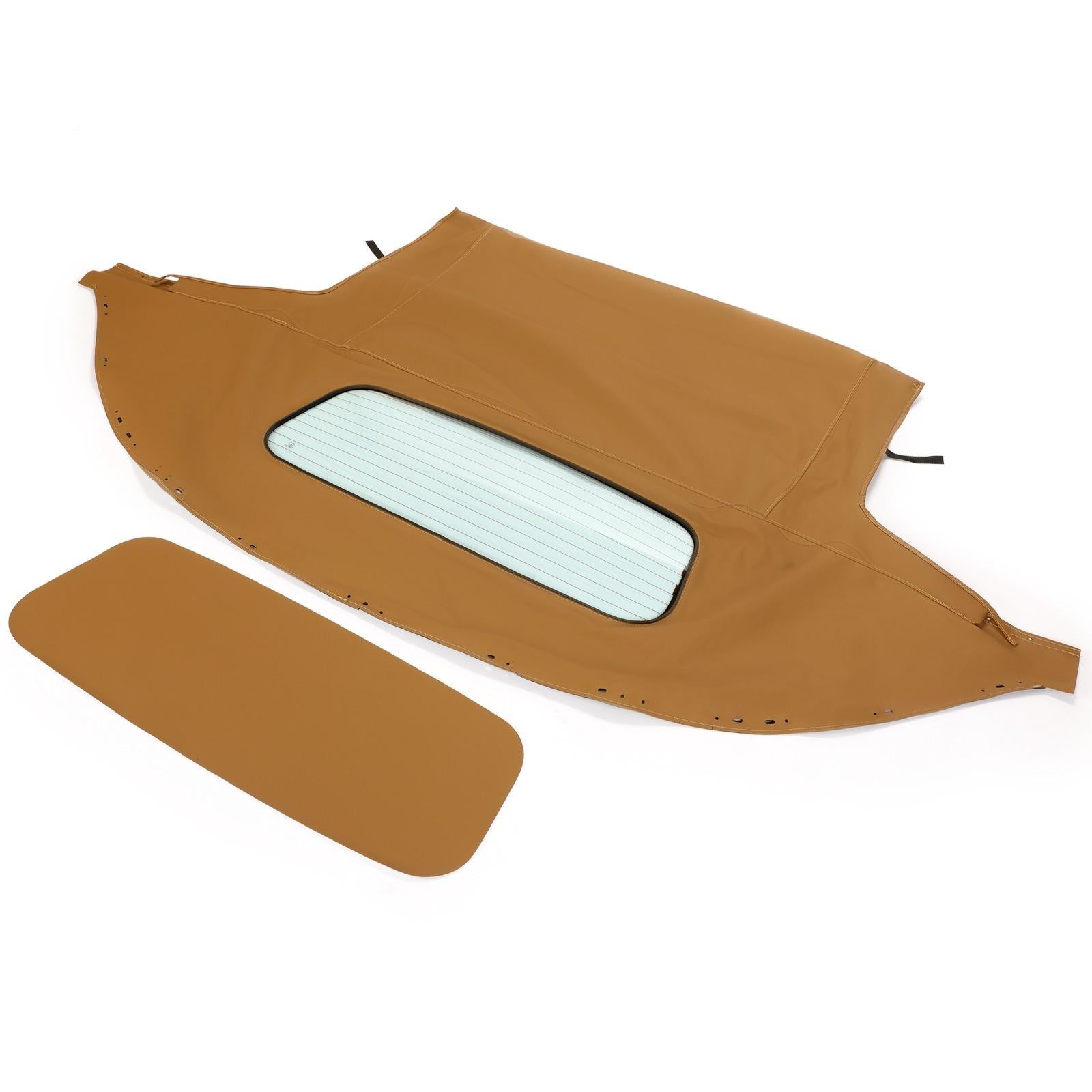 Convertible Soft Top Fits 90-05 Mazda Miata w/ Heated Glass Window, Tan