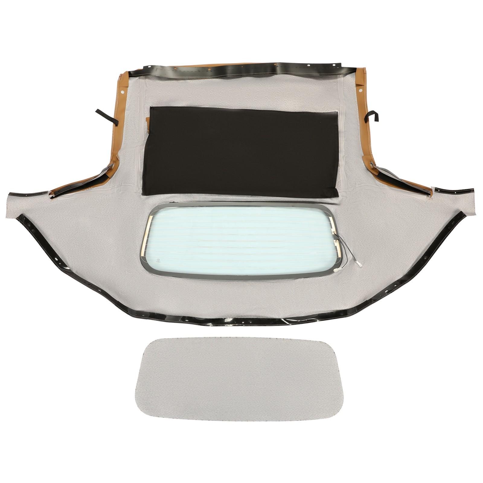 Convertible Soft Top Fits 90-05 Mazda Miata w/ Heated Glass Window, Tan