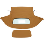 Convertible Soft Top Fits 90-05 Mazda Miata w/ Heated Glass Window, Tan