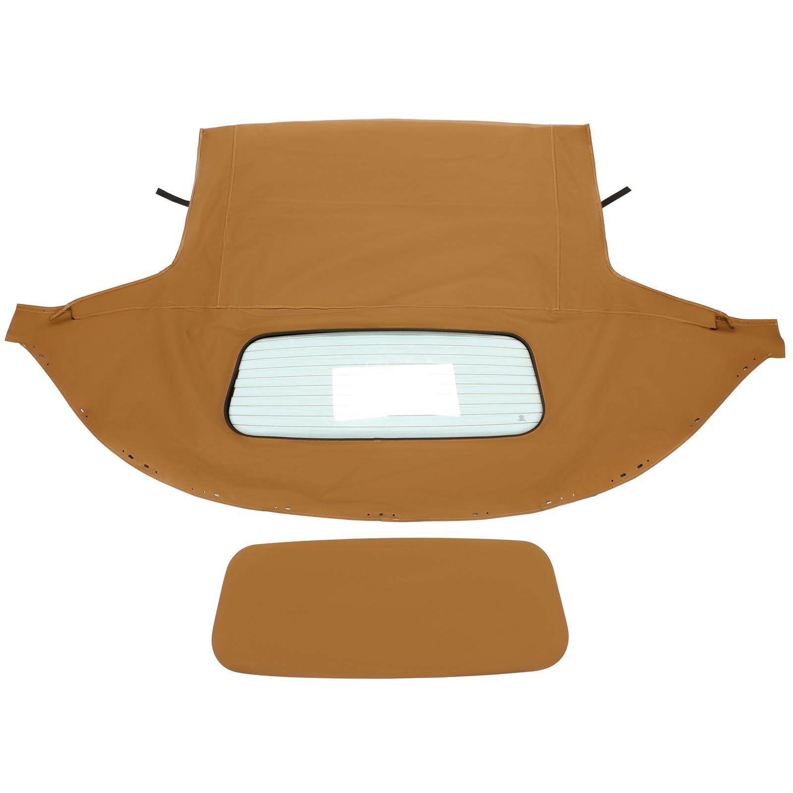 Convertible Soft Top Fits 90-05 Mazda Miata w/ Heated Glass Window, Tan