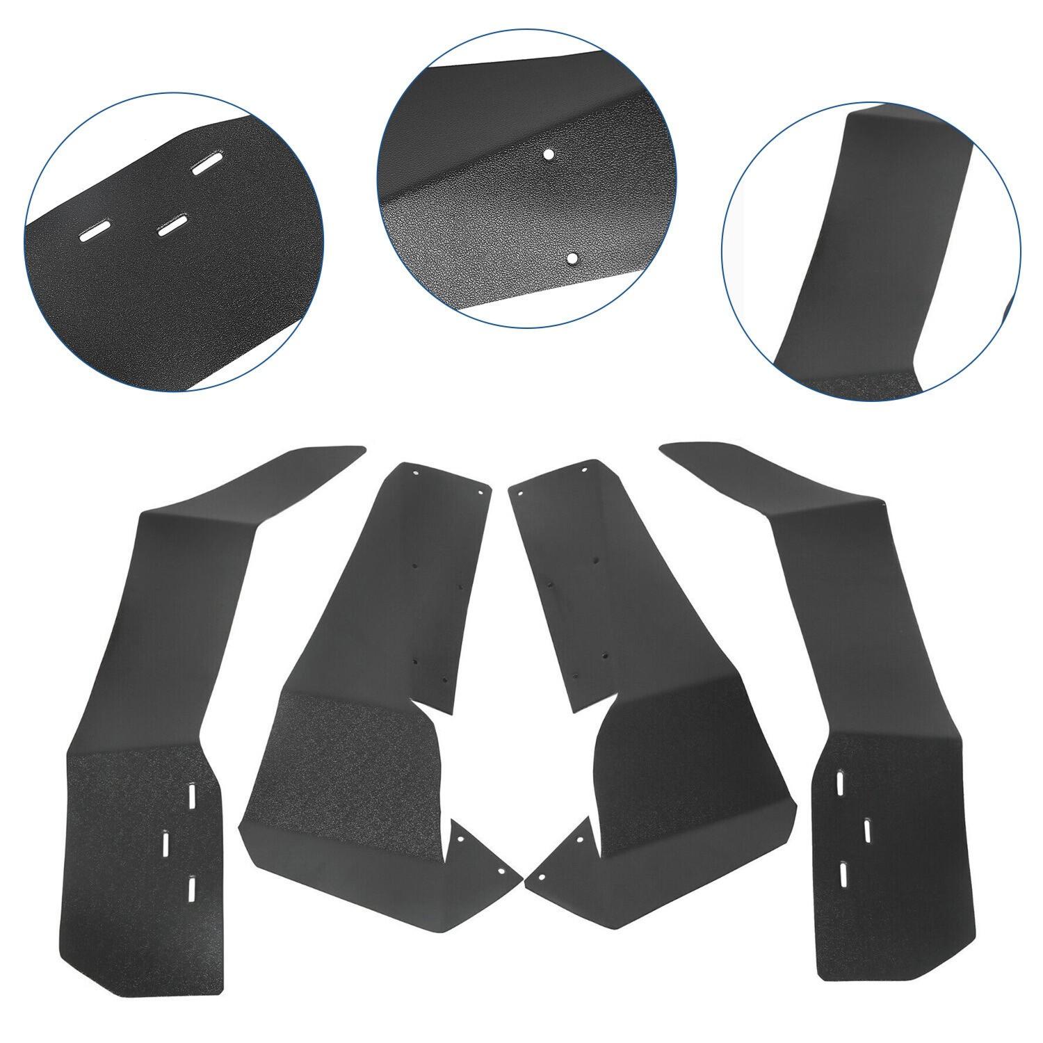 4x Extended Fender Flares Mud Flap For Polaris RZR S 900/4 900 /S 1000 2015-2020