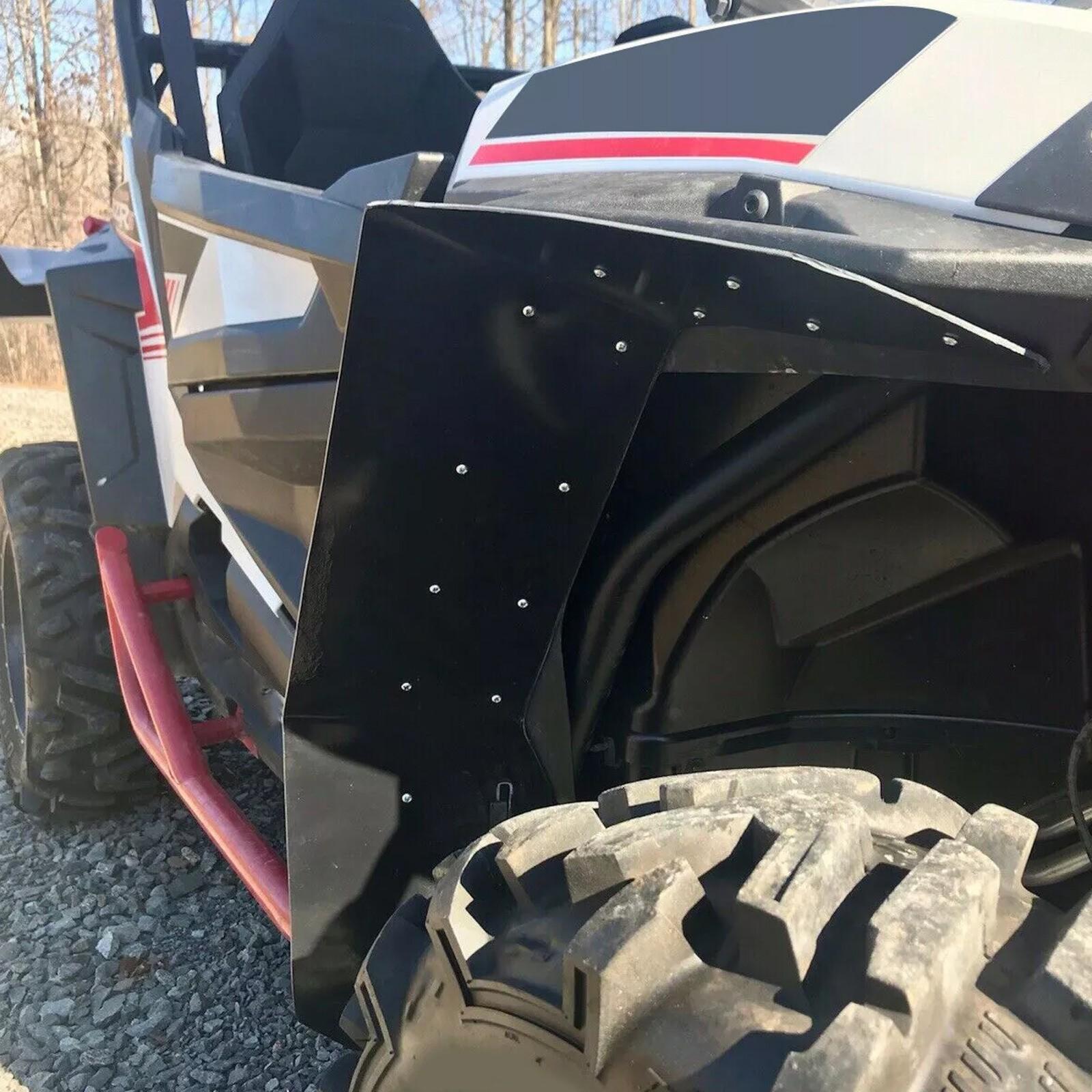4x Extended Fender Flares Mud Flap For Polaris RZR S 900/4 900 /S 1000 2015-2020