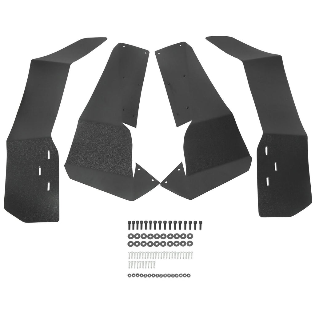 4x Extended Fender Flares Mud Flap For Polaris RZR S 900/4 900 /S 1000 2015-2020