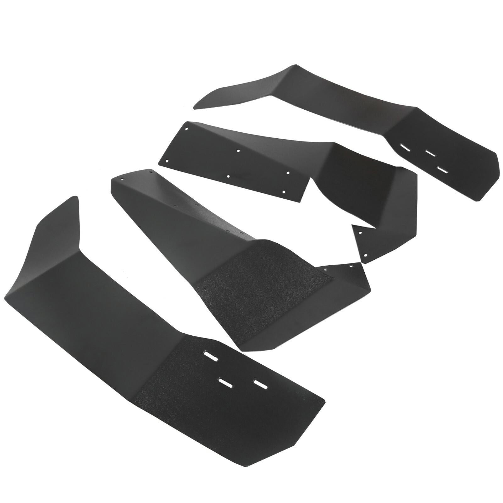 4x Extended Fender Flares Mud Flap For Polaris RZR S 900/4 900 /S 1000 2015-2020