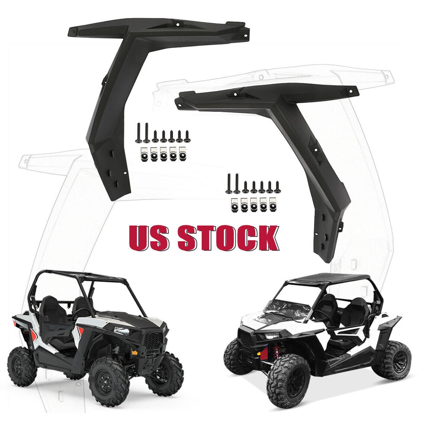 For 2014-2023 Polaris RZR 1000 900/S Front Left + Right Fender Flares Black Set
